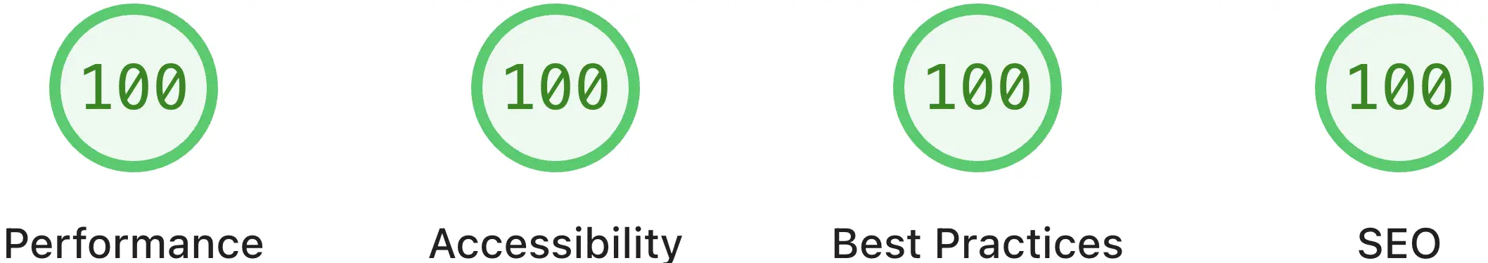 Google PageSpeed Insights scores for sunnymorgan.com: Performance 100, Accessibility 100, Best Practices 100, SEO 100.
